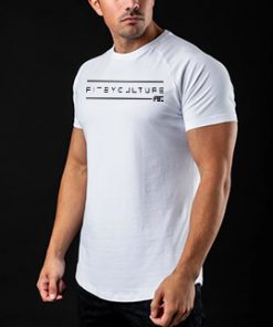 Caged Fogo Fitness Tee white