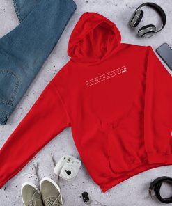 unisex heavy blend hoodie red
